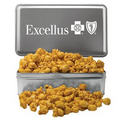 Large Silver Rectangle Tin w/ Caramel Popcorn